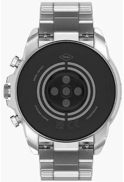 Fossil Gen 6 44mm Smoke Stainless Steel (FTW4059)