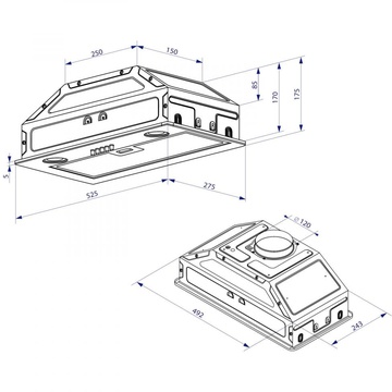 Minola HBI 5204 GR 700 LED