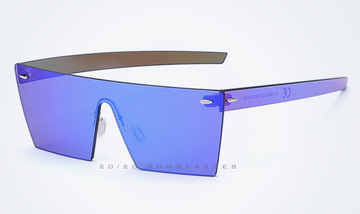 20/20 Brand Vintage Sunglasses Flat Lens Blue Revo (model 1604)