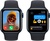 Apple Watch SE 2 GPS 40mm Midnight Aluminium Case with Midnight Sport Band M/L (MR9Y3)