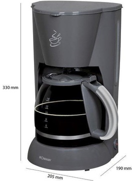 Bomann KA 183 CB grey