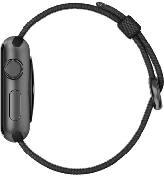 Apple Watch Sport 38mm Space Gray Aluminum Case with Black Woven Nylon (MMF62)