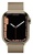 Apple Watch Series 7 GPS + Cellular 41mm Gold Stainless Steel Case with Gold Milanese Loop (MKHH3, MKJ03)