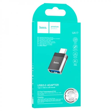 Hoco UA17 USB to Type-C OTG adapter