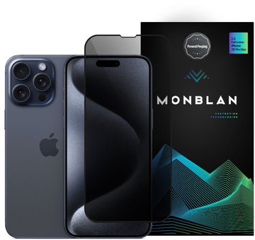Monblan Privacy (Anti Peep) Glass DustProof for iPhone 17 / 16 Pro