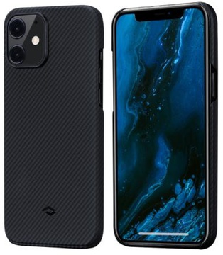 Pitaka MagEZ Case for iPhone 12 Black/Grey (KI1201M)