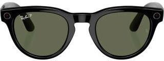 Ray-Ban Meta Headliner Gen 2 Low Bridge Fit Standard Shiny Black Frame/G-15 GreenLenses RW4013F 601/71 51-23