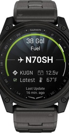 Garmin D2 Mach 2 51mm Carbon Gray DLC Titanium w. Vented Titanium Bracelet (010-02905-30/31)