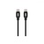 2E USB-C to USB-C Glow 60W 1m Black (2E-CCCC-BL)