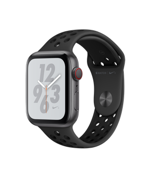 Apple Watch Nike+ Series 4 GPS + Cellular 44mm Space Gray Aluminum Case with Anthracite/Black Nike Sport Band (MTXE2, MTXM2)