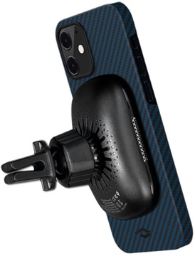 Pitaka MagEZ Case Twill Black/Blue for iPhone 12 (KI1208M)