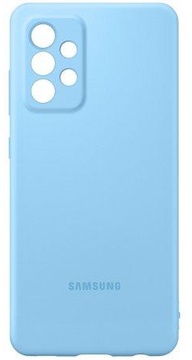 Samsung A525 Galaxy A52 Silicone Cover Blue (EF-PA525TLEG)