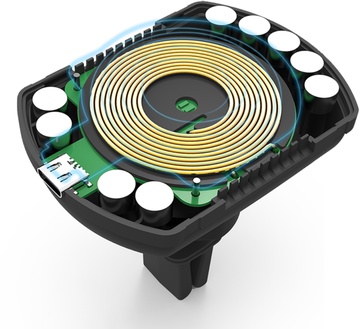 Pitaka Magnetic Mount Qi Pro Car Vent Black (CM002Q)