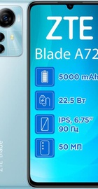 ZTE Blade A72S 4/128GB Blue (Global Version)