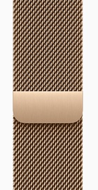 Apple Watch Series 10 GPS + Cellular 46mm Gold Titanium Case With Gold Milanese Loop - M/L (MX003)