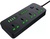 IQ Power T91 (4 розетки + 8 USB + 2 Type-C) 2 метра Black