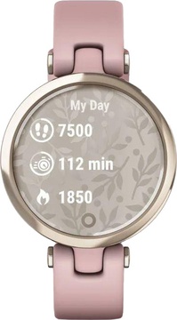Garmin Lily Sport Edition - Cream Gold Bezel with Dust Rose Case and S. Band (010-02384-03/13)