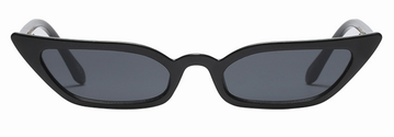 TOYEARN Vintage Sexy Ladies Cat Eye Sunglasses Women 2018 (C01 Black frame/Grey Glasses)