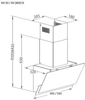 Pyramida NX 60 (800) B GBL