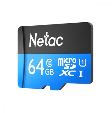 Netac 64 GB microSDXC Class 10 UHS-I + SD adapter NT02P500STN-064G-R