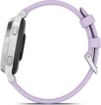 Garmin Lily 2 Active Silver with Purple Jasmine Silicone Band (010-02891-01)