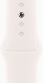 Apple Watch Series 10 GPS 46mm Rose Gold Aluminum Case With Light Blush Sport Band - S/M (MWWT3)