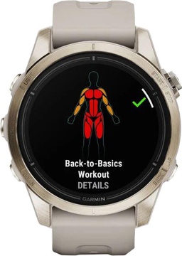 Garmin Epix Pro Gen 2 Sapphire 42mm Soft Gold w. Light S. Band (010-02802-10/11)