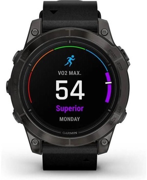 Garmin Epix Pro Gen 2 Sapphire 47mm Carbon G. DLC Tit. with B. Leather Band (010-02803-30)