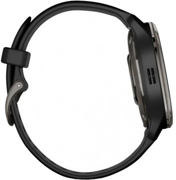 Garmin Venu 2 Plus Slate S. Steel Bezel w. Black Case and S. Band (010-02496-01/11/51))