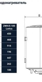 Zanussi ZWH/S 100 Lorica