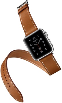 Apple Watch Hermes Double Tour 38mm with Fauve Barenia Leather Band
