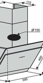 Ventolux TOSCANA 60 BK (1200) TRC SD