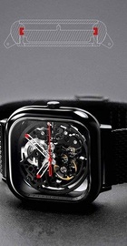 Xiaomi CIGA Design Hollowed-out Mechanical Watch Black (Z011-BLBL-13)