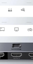 Baseus Matrix HDMI Splitter Space Grey (CAHUB-BC0G)