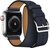 Apple Watch Hermes Series 4 GPS + Cellular 40mm Stainless Steel Case with Bleu Indigo Swift Leather Double Tour (MU6Q2)