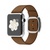Apple Watch 38mm Stainless Steel Case with Brown Modern Buckle (MJ3D2)