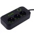 IQ Power F09 (3 розетки + 4 USB + 1 Type-C) Black