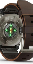 Garmin D2 Mach 2 47mm Titanium w. Oxford Brown Leather Band (010-02904-30/31)