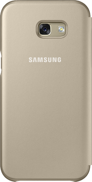 Samsung Neon Flip Cover for Galaxy A7 2017 A720 (EF-FA720PFEGRU) Gold