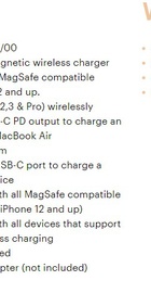 Zens 3-in-1 Magnetic Aluminium Wireless Charger Black (ZEDC19B/00)