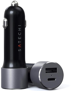 Satechi 72W Type-C PD Car Charger Space Grey (ST-TCPDCCM)