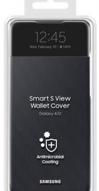 Samsung A725 Galaxy A72 Smart S View Wallet Cover Black (EF-EA725PBEG)
