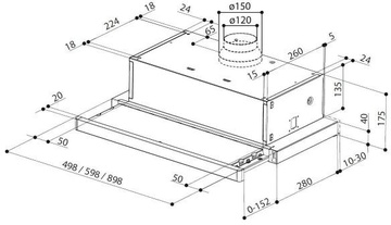 Faber Flexa NG Glass BK A60 (315.0635.106)