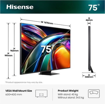 Hisense 75UR9S