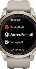 Garmin Fenix 7S Pro Sapphire Solar Soft Gold w. Light Sand Band (010-02776-14/15)