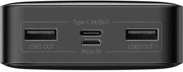 Baseus Bipow Digital Display Powerbank 15W 30000mAh Black (PPDML-K01)
