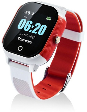 Lemfo DF50 Ellipse Aqua с GPS трекером (Бело-красный)