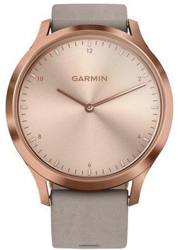 Garmin VIVOMOVE HR PREMIUM ROSE-GOLD WITH GREY SUEDE BAND ONE-SIZE (010-01850-09/A9)