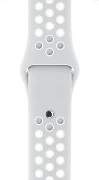 Apple Watch Nike Sport Band 42mm/44mm/45mm/46mm/49mm Pure Platinum/White (MQ2R2)