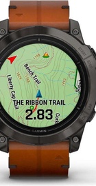 Garmin Epix Pro Gen 2 Sapphire 51mm Carbon G. DLC Tit. with Chestnut L. Band (010-02804-30)
